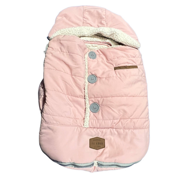 JJ Cole Infant Urban Bundleme Car Seat & Stroller Cover Pink Bunting Bag Sack - Picture 1 of 8